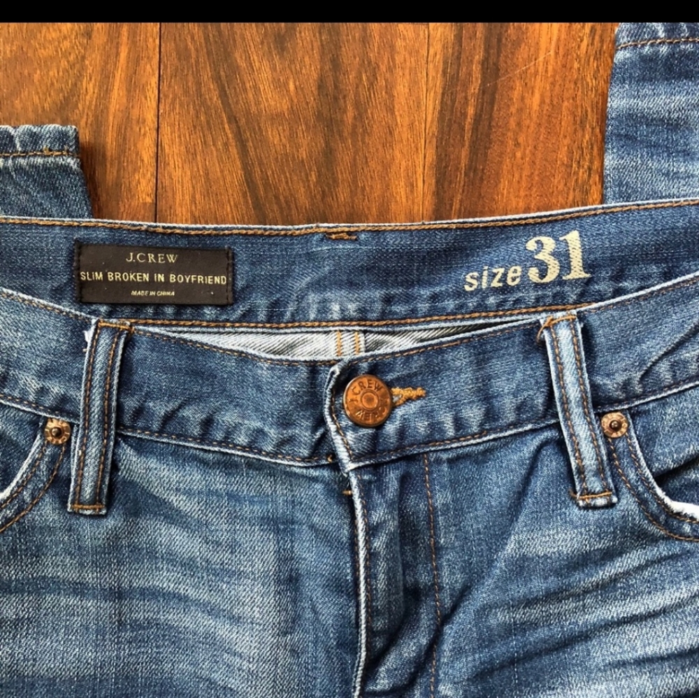 JCrew distressed boyfriend jeans - Picture 5 of 5